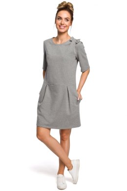 Sukienka Model MOE422 Grey - Moe - XL