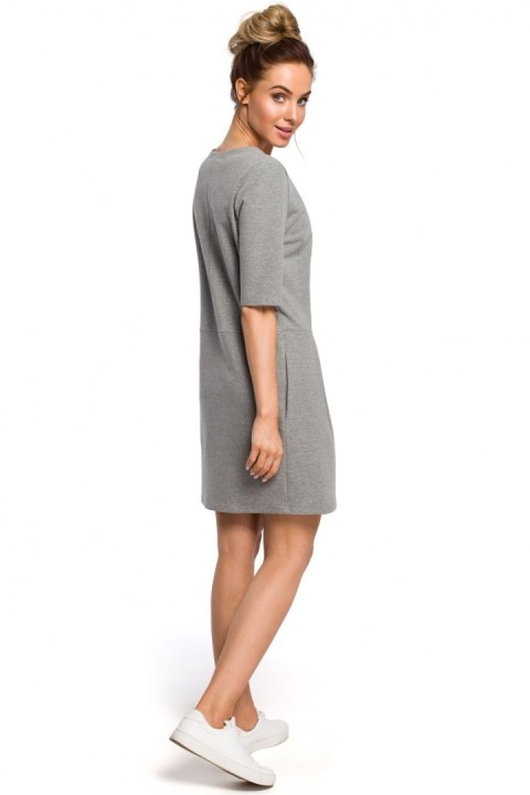Sukienka Model MOE422 Grey - Moe - s Sukienka Model MOE422 Grey - Moe - s