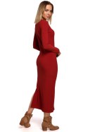 Sukienka Model MOE544 Cegła - Moe - XXL Sukienka Model MOE544 Cegła - Moe - XXL