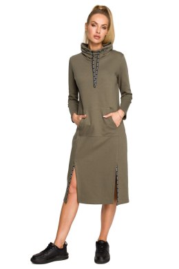 Sukienka Model MOE688 Khaki - Moe - M