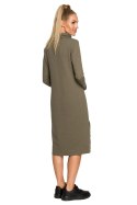 Sukienka Model MOE688 Khaki - Moe - M Sukienka Model MOE688 Khaki - Moe - M