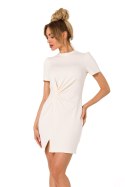 Sukienka Model MOE731 Śmietana - Moe - XXL Sukienka Model MOE731 Śmietana - Moe - XXL