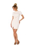 Sukienka Model MOE731 Śmietana - Moe - XXL Sukienka Model MOE731 Śmietana - Moe - XXL