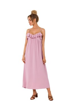 Sukienka Model MOE743 Dirty Pink - Moe - M