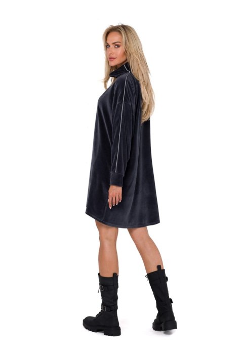 Sukienka Model MOE764 Grafit - Moe - 2XL/3XL Sukienka Model MOE764 Grafit - Moe - 2XL/3XL