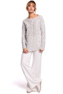 Sweter Damski Model MOE511 Grey - Moe - L/XL Sweter Damski Model MOE511 Grey - Moe - L/XL