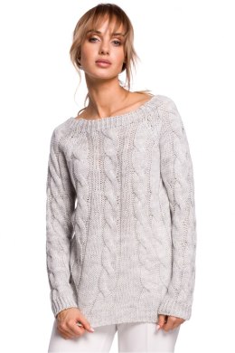 Sweter Damski Model MOE511 Grey - Moe - S/M