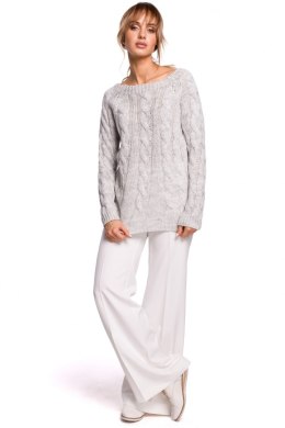 Sweter Damski Model MOE511 Grey - Moe - S/M