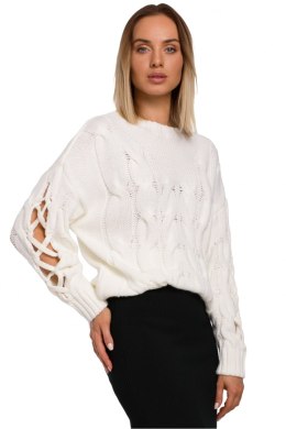 Sweter Damski Model MOE539 Ecru - Moe - S/M