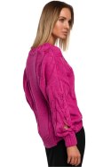 Sweter Damski Model MOE539 Fuksja - Moe - L/XL Sweter Damski Model MOE539 Fuksja - Moe - L/XL