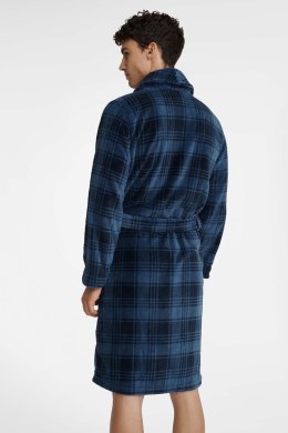 Szlafrok Męski Model Uranium 40986-59X Navy - Henderson - XXL