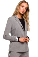 Żakiet Model MOE459 Grey - Moe - L Żakiet Model MOE459 Grey - Moe - L