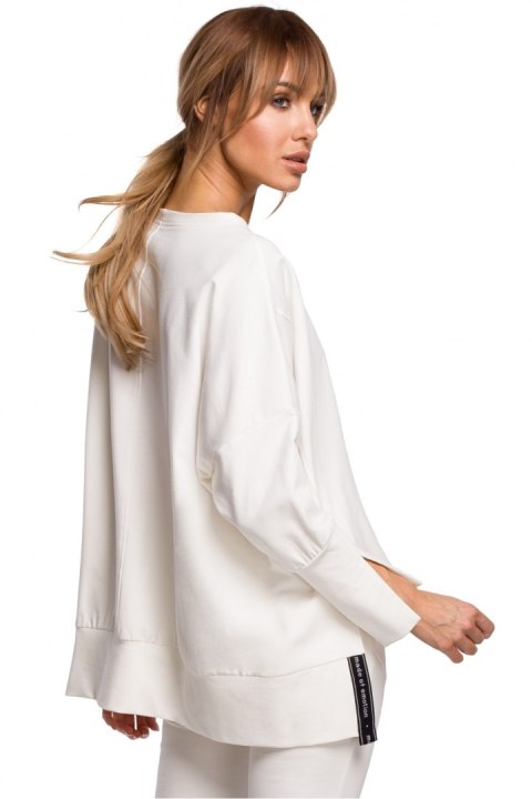 Bluza Damska Model MOE491 Ecru - Moe - S/M Bluza Damska Model MOE491 Ecru - Moe - S/M