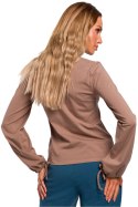 Bluzka Model MOE458 Cacao - Moe - XXL Bluzka Model MOE458 Cacao - Moe - XXL