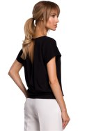 Bluzka Model MOE498 Black - Moe - s Bluzka Model MOE498 Black - Moe - s