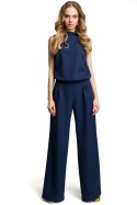 Kombinezon Damski Model MOE382 Navy - Moe - s Kombinezon Damski Model MOE382 Navy - Moe - s