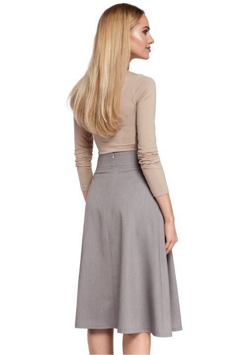 Spódnica Model MOE302 Grey - Moe - XL Spódnica Model MOE302 Grey - Moe - XL