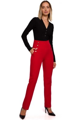 Spodnie Damskie Model MOE530 Red - Moe - XL