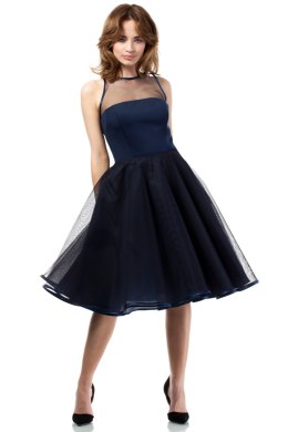 Sukienka Model MOE148 Navy - Moe - M