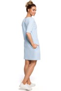 Sukienka Model MOE422 Sky Blue - Moe - XXL Sukienka Model MOE422 Sky Blue - Moe - XXL