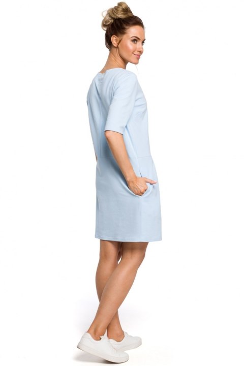 Sukienka Model MOE422 Sky Blue - Moe - XXL Sukienka Model MOE422 Sky Blue - Moe - XXL