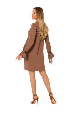 Sukienka Model MOE742 Czekolada - Moe - XXL