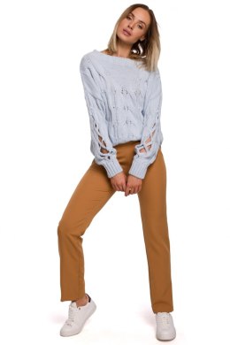 Sweter Damski Model MOE539 Sky Blue - Moe - S/M