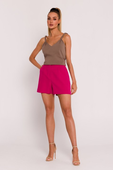 Szorty Damskie Model MOE775 Fuksja - Moe - XXL Szorty Damskie Model MOE775 Fuksja - Moe - XXL