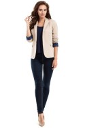 Żakiet Model MOE243 Beige - Moe - L Żakiet Model MOE243 Beige - Moe - L