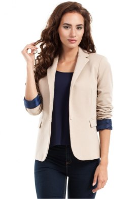 Żakiet Model MOE243 Beige - Moe - M
