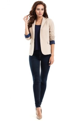 Żakiet Model MOE243 Beige - Moe - M