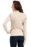 Żakiet Model MOE243 Beige - Moe - M Żakiet Model MOE243 Beige - Moe - M