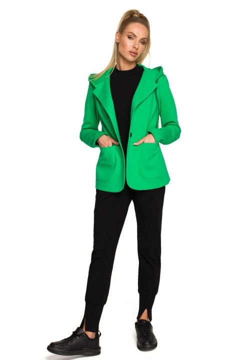 Żakiet Model MOE691 Green - Moe - XXL Żakiet Model MOE691 Green - Moe - XXL
