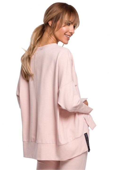 Bluza Damska Model MOE491 Pink - Moe - 2XL/3XL Bluza Damska Model MOE491 Pink - Moe - 2XL/3XL
