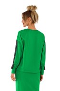 Bluza Damska Model MOE727 Green - Moe - XXL Bluza Damska Model MOE727 Green - Moe - XXL
