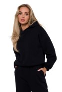 Bluza Damska Model MOE759 Black - Moe - 2XL/3XL Bluza Damska Model MOE759 Black - Moe - 2XL/3XL