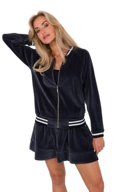 Bluza Damska Model MOE766 Grafit - Moe - M