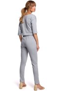 Kombinezon Damski Model MOE497 Gołębi - Moe - s Kombinezon Damski Model MOE497 Gołębi - Moe - s