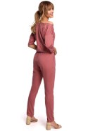 Kombinezon Damski Model MOE497 Pink India - Moe - M Kombinezon Damski Model MOE497 Pink India - Moe - M
