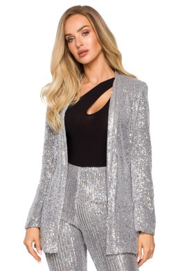 Marynarka Model MOE724 Silver - Moe - M