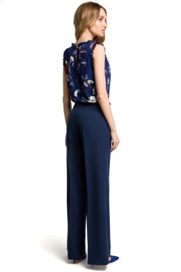 Spodnie Damskie Model MOE378 Navy - Moe - XXL