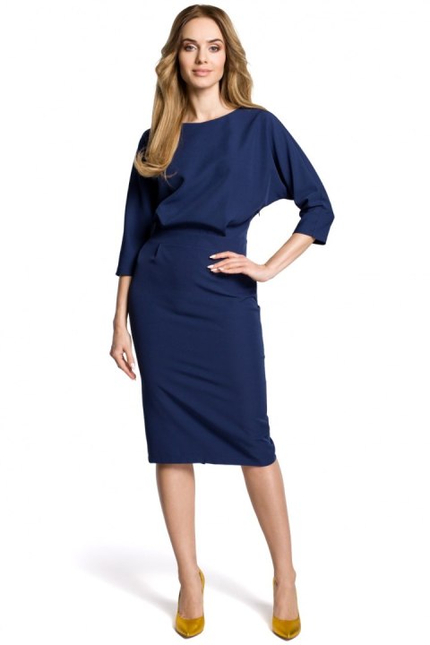 Sukienka Model MOE360 Navy - Moe - XXL Sukienka Model MOE360 Navy - Moe - XXL