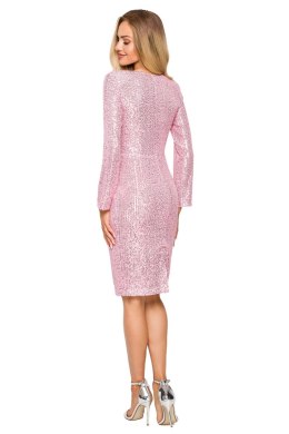 Sukienka Model MOE717 Powder Pink - Moe - M