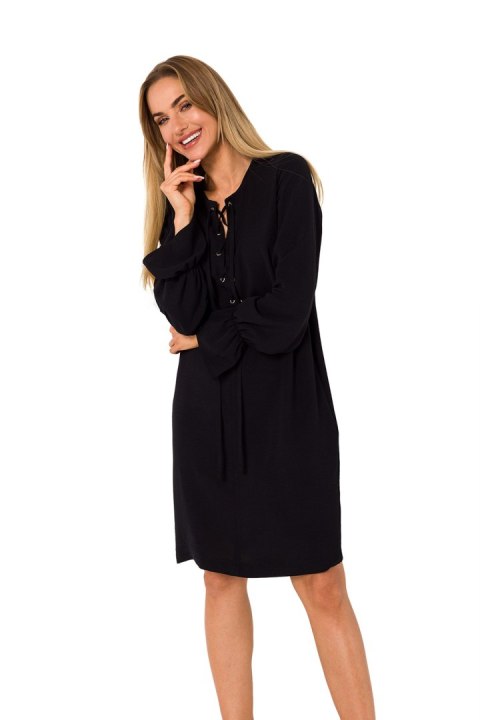 Sukienka Model MOE742 Black - Moe - M Sukienka Model MOE742 Black - Moe - M