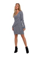 Sukienka Model MOE773 Grey - Moe - S/M Sukienka Model MOE773 Grey - Moe - S/M