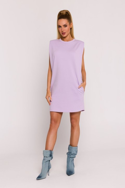 Sukienka Model MOE789 Fiołek - Moe - XXL Sukienka Model MOE789 Fiołek - Moe - XXL