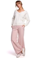 Sweter Damski Model MOE510 Ecru - Moe - S/M Sweter Damski Model MOE510 Ecru - Moe - S/M