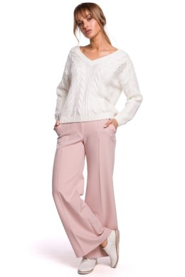 Sweter Damski Model MOE510 Ecru - Moe - S/M