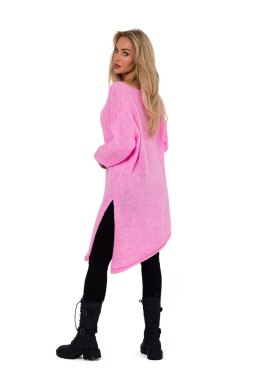 Sweter Damski Model MOE769 Pink - Moe - uniwersalny