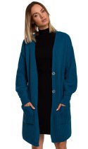 Sweter Kardigan Model MOE538 Morski - Moe - L/XL